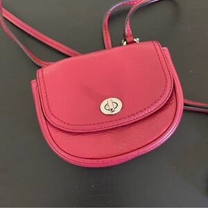 NWOT rare vintage Coach mini belt bag/crossbody